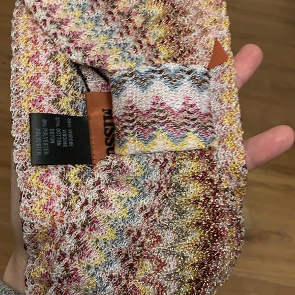 💕x2HP💕Missoni pink knit zig zag chevron headband - Picture 7 of 9